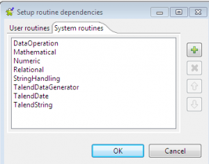 Exclude routines from Talend Build